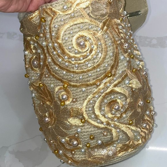 Luxury Wayuu Handmade Bag Gold - Picture 4 of 8